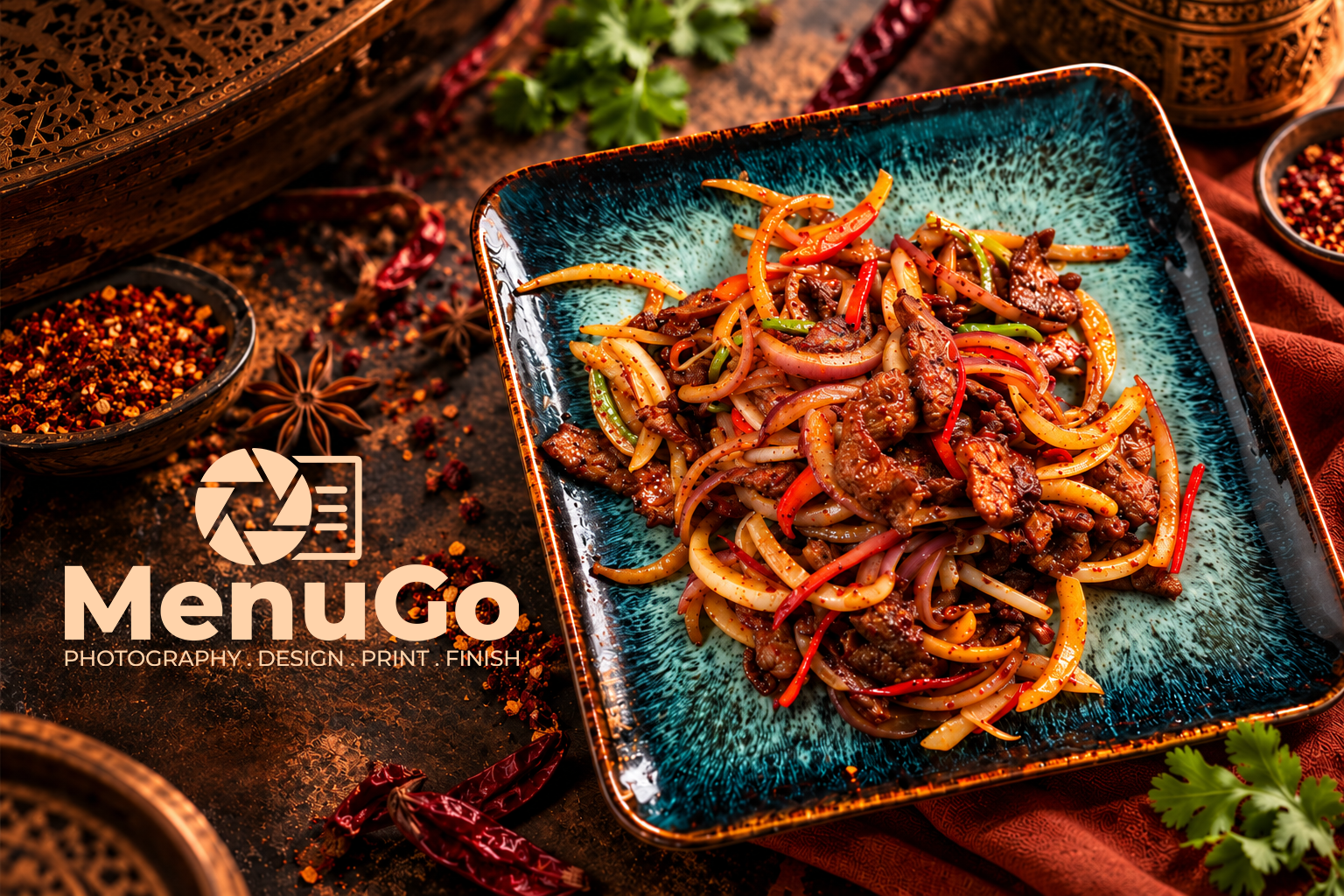 MenuGo food photography and visual campaign work